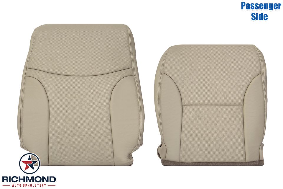 2002-2006-Lexus-ES-Passenger-Side-Complete-Leather-Seat-Cover-Tan-Perf-1