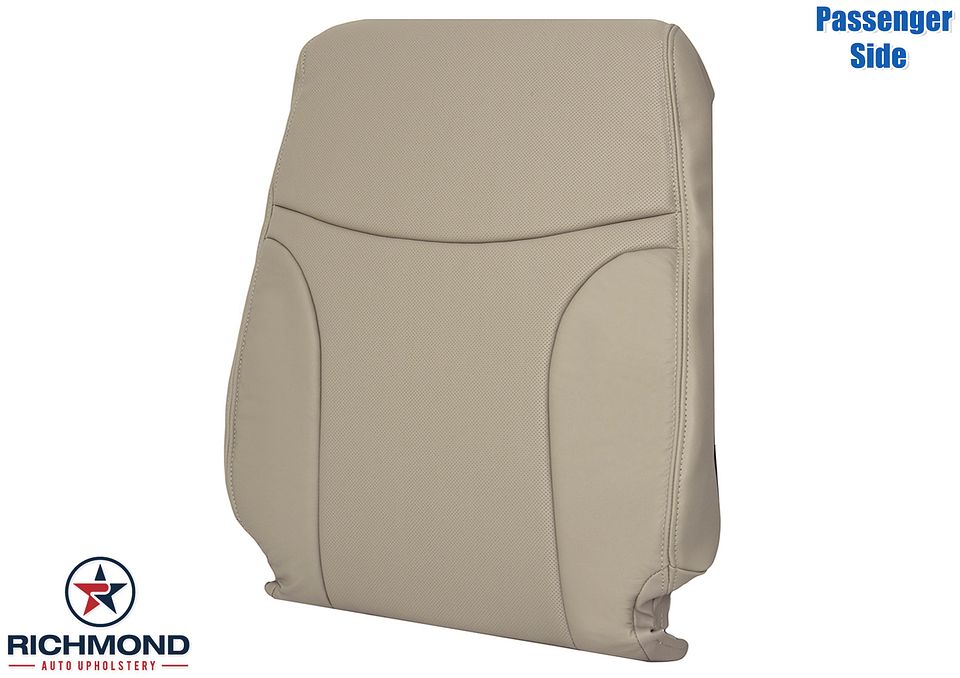 2002-2006-Lexus-ES-Passenger-Side-LeanBack-Leather-Seat-Cover-Tan-Perf-4