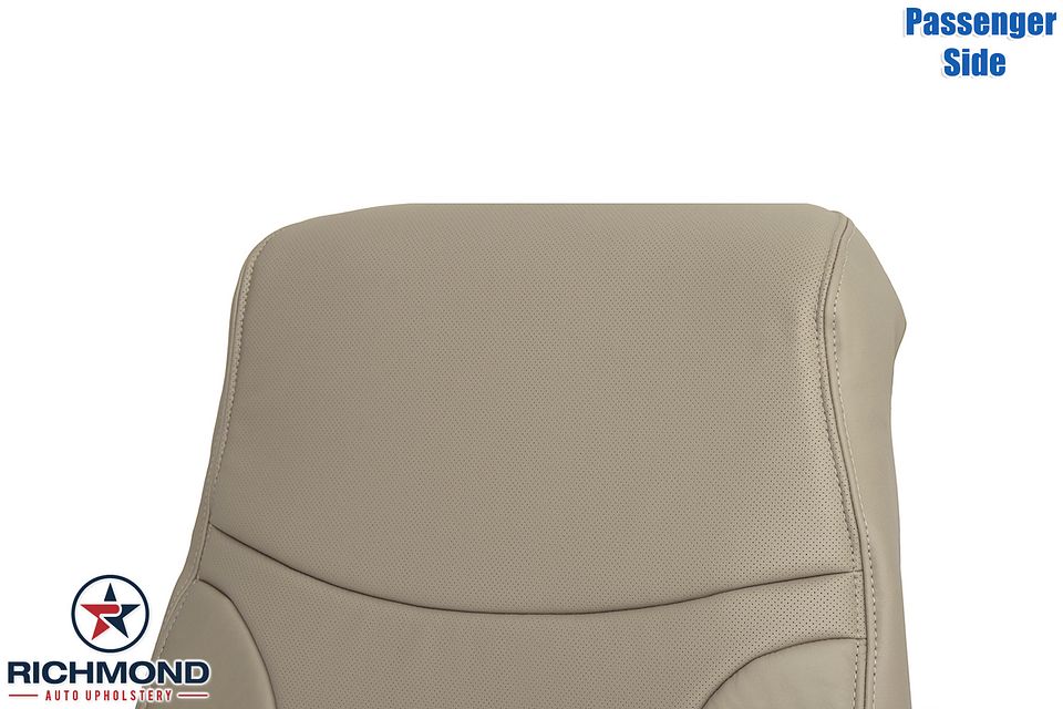 2002-2006-Lexus-ES-Passenger-Side-LeanBack-Leather-Seat-Cover-Tan-Perf-7