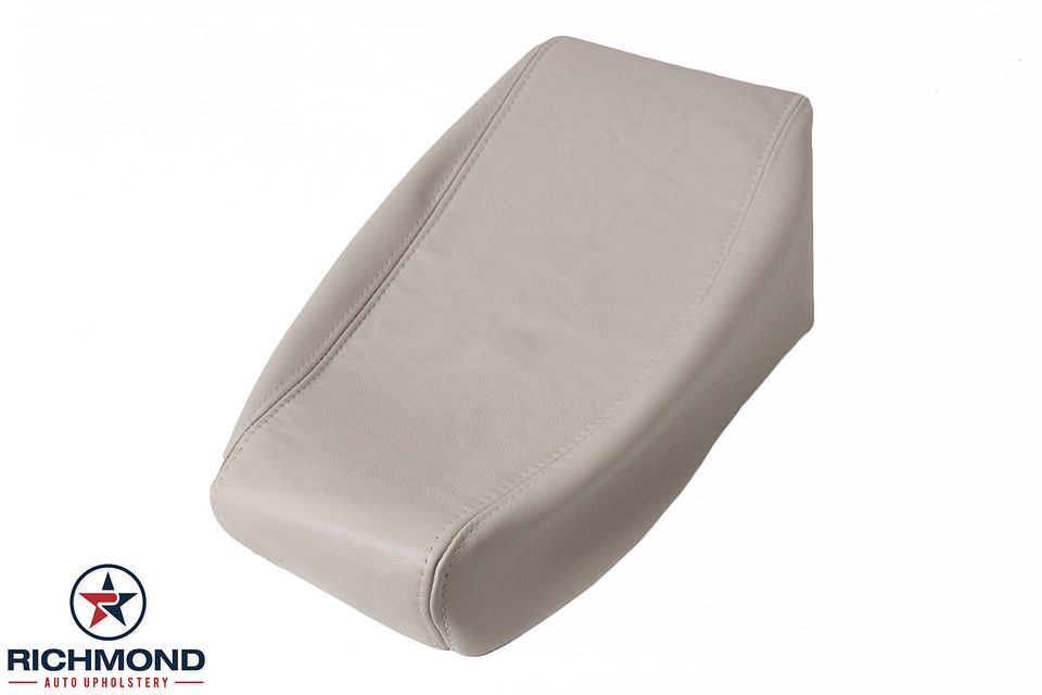 2003-2005-Lincoln-Towncar-Center-Console-Lid-Cover-Storage Compartment-Tan-Light-Parchment-8