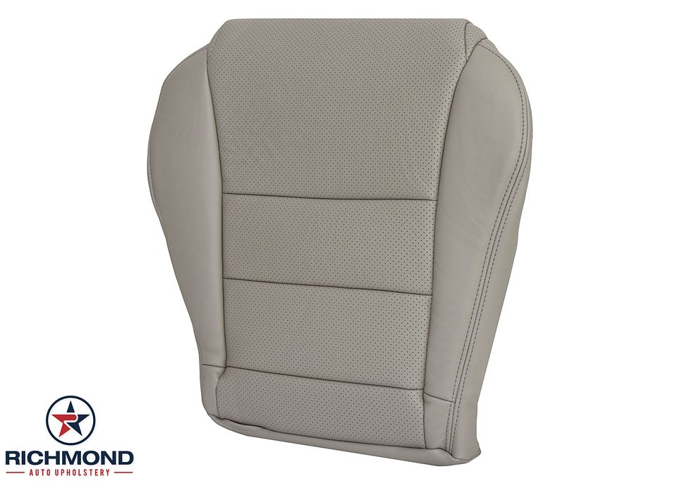 2005-2006-Acura-RSX-Driver-Side-Bottom-Replacement-Leather-Seat-Cover-Gray-Perforated-4