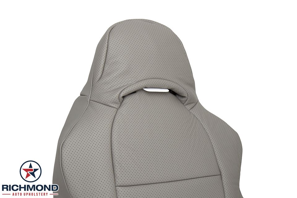 2005-2006-Acura-RSX-Driver-Side-LeanBack-Replacement-Leather-Seat-Cover-Gray-Perforated-5