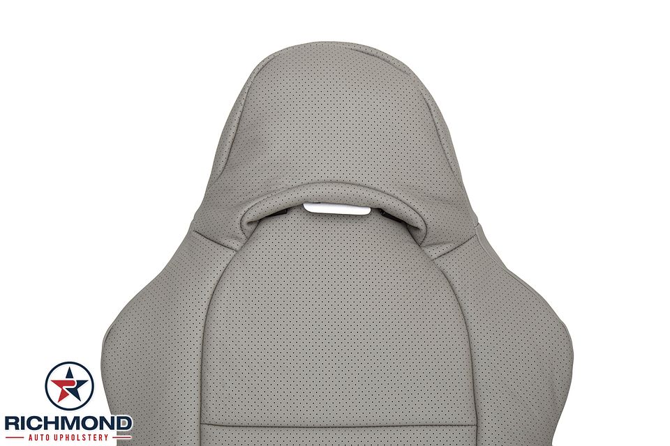 2005-2006-Acura-RSX-Driver-Side-LeanBack-Replacement-Leather-Seat-Cover-Gray-Perforated-6