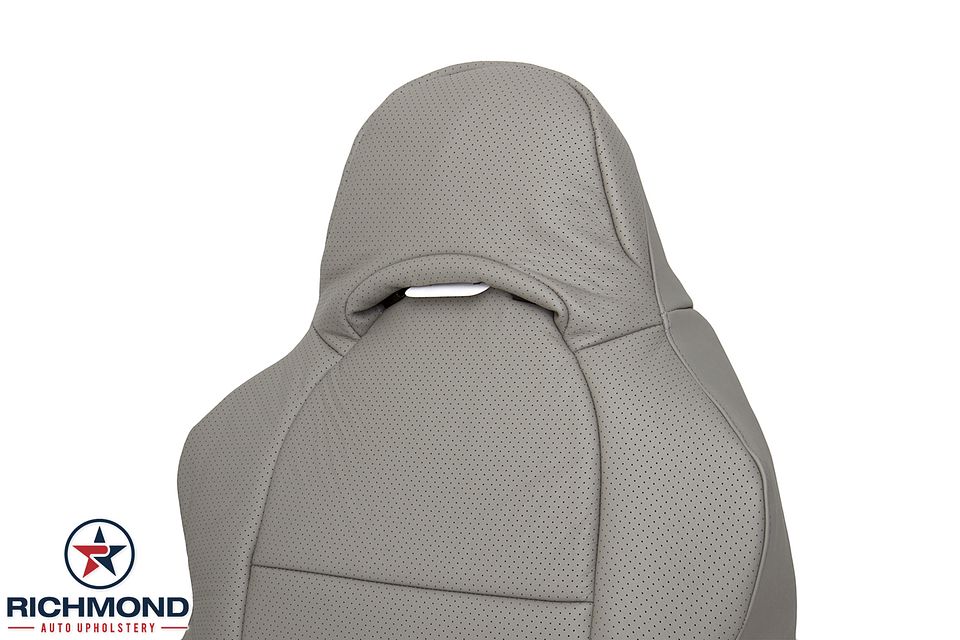 2005-2006-Acura-RSX-Driver-Side-LeanBack-Replacement-Leather-Seat-Cover-Gray-Perforated-7