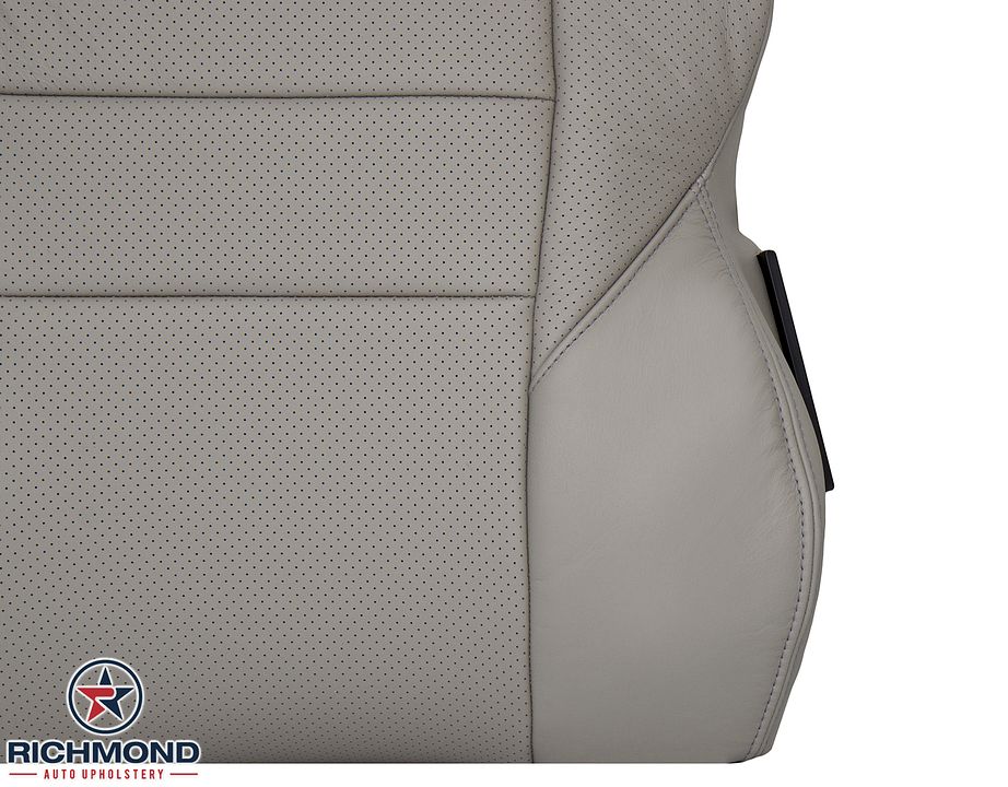 2005-2006-Acura-RSX-Driver-Side-LeanBack-Replacement-Leather-Seat-Cover-Gray-Perforated-9