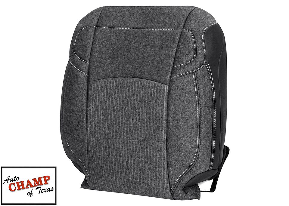 2019-2024-Dodge-Ram-Driver-Side-Lean-Back-Cloth-Seat-Cover-Global-Black-4