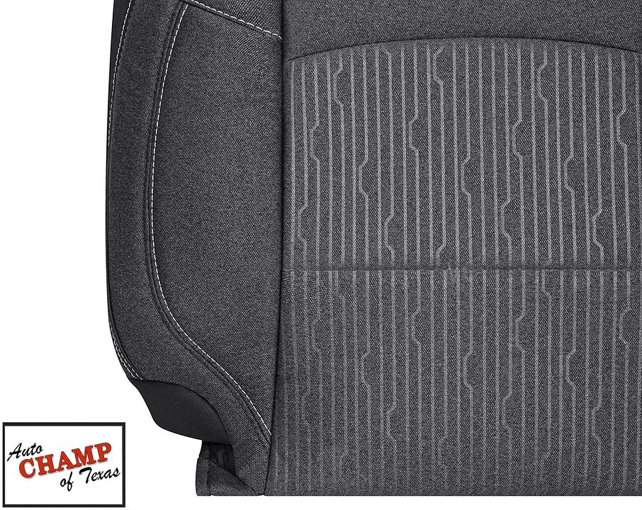 2019-2024-Dodge-Ram-Driver-Side-Lean-Back-Cloth-Seat-Cover-Global-Black-5