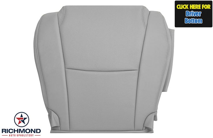 For 2006 - 2011 Lexus GS350 Driver Bottom Perforated Leather Seat Cover In Gray - Foto 10