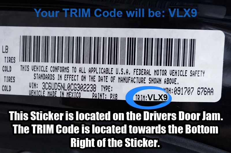 TRM-Jeep-Dodge-Ram-Chrysler-BLANK-TRIM-INTTR