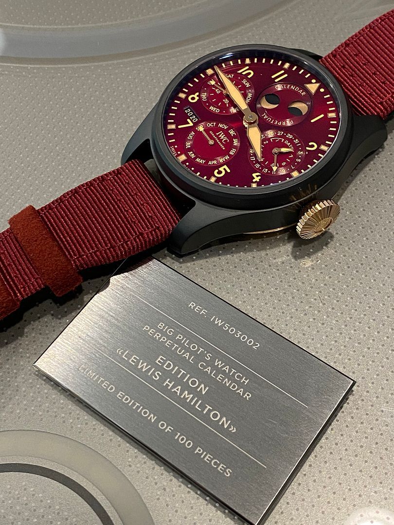 Timezone Iwc Big Pilot S Perp Cal Edition Lewis Hamilton