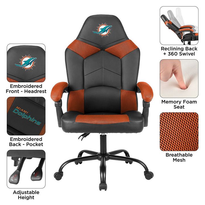 Dolphins Office Chair3