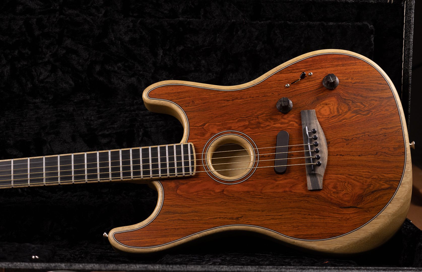 2020 Fender American Acoustasonic Stratocaster Exotic
