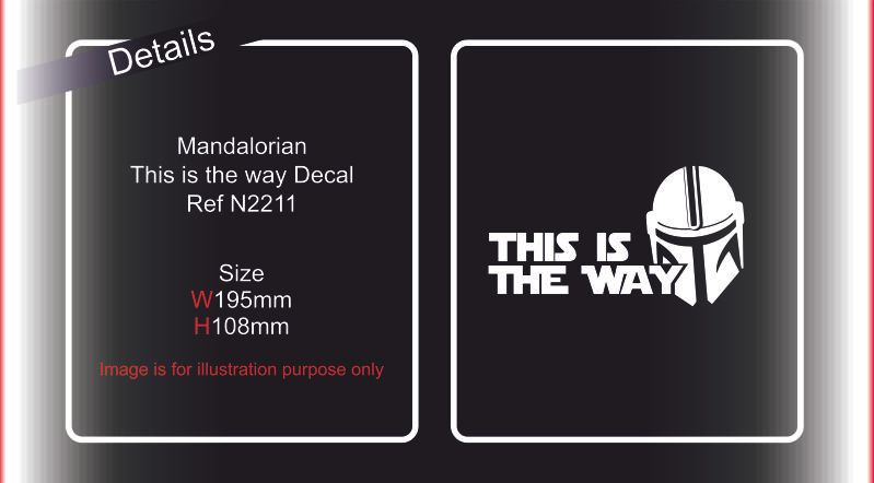 N2211_This_is_the_way_Decal