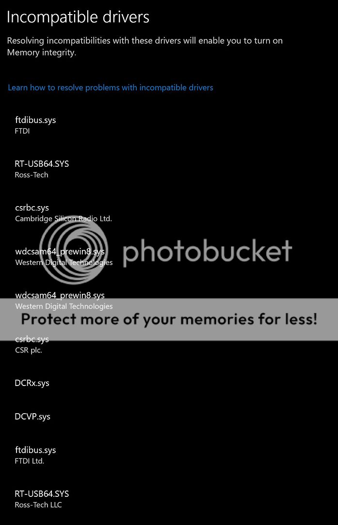 VCDS Drivers & Windows 10/11 Memory Integrity Protection RossTech Forums