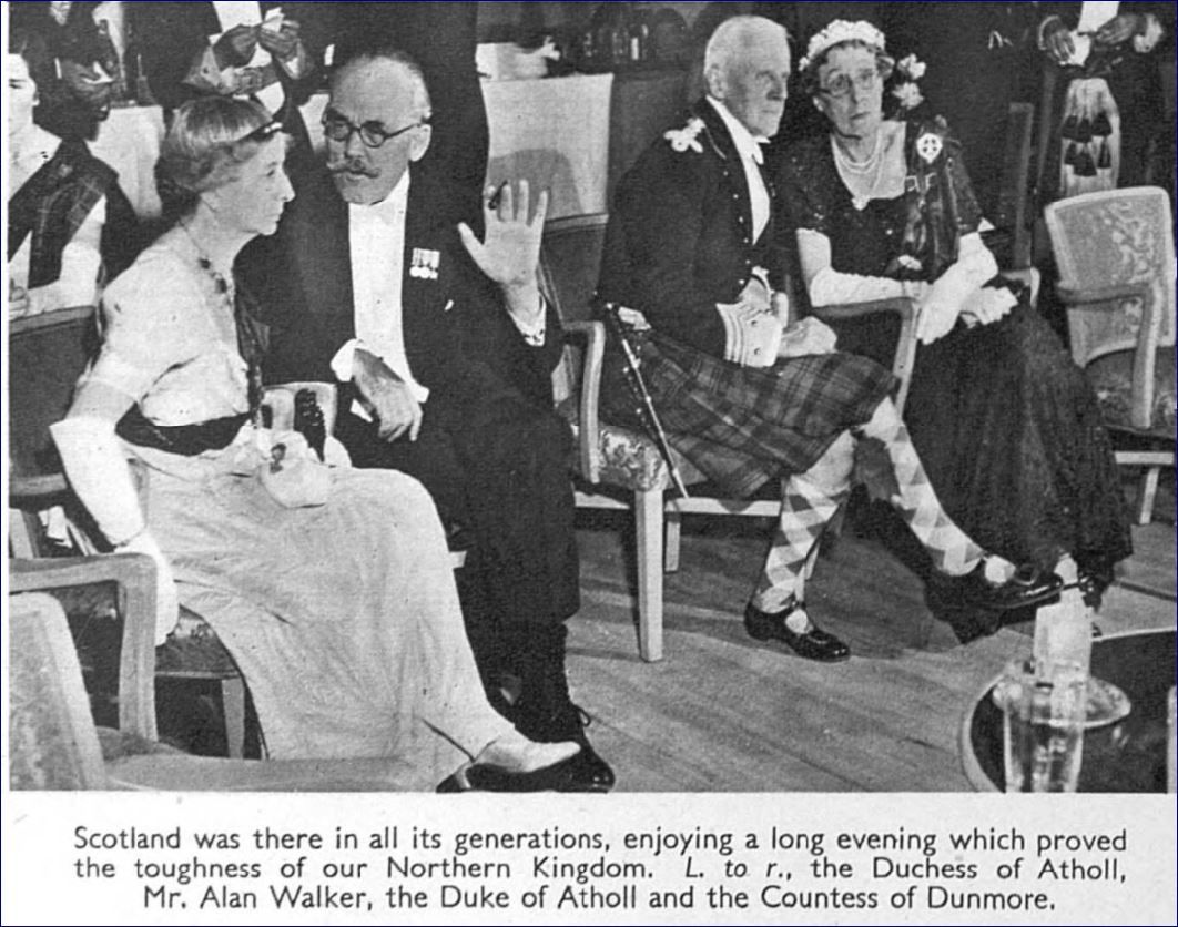 Sketch 30 July 1952 Caledonian Ball