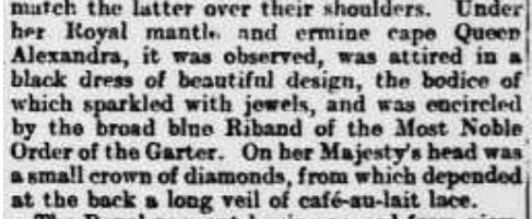 1903 Telegraph 18 Feb 1903 black gown small crown(1)