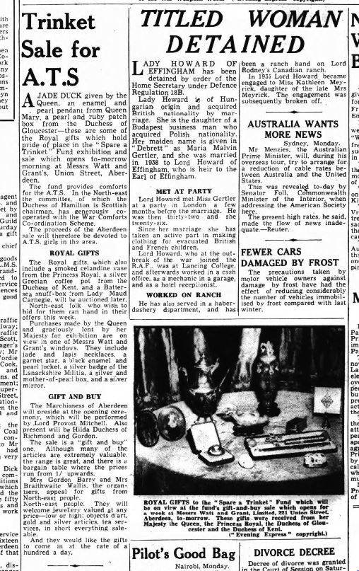 Aberdeen Evening Express 10 Feb 1941