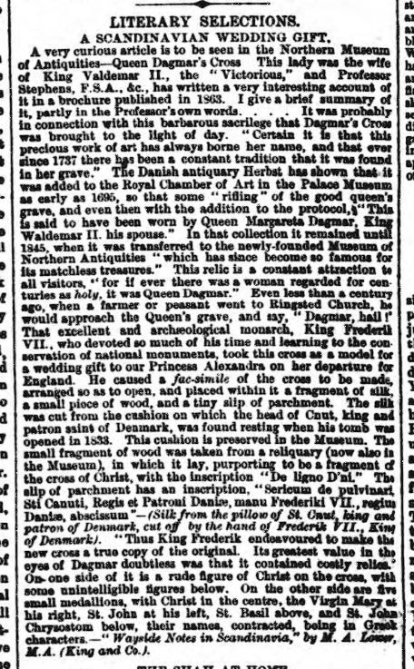 Eddowes Journal 16 Sept 1874 story of cross