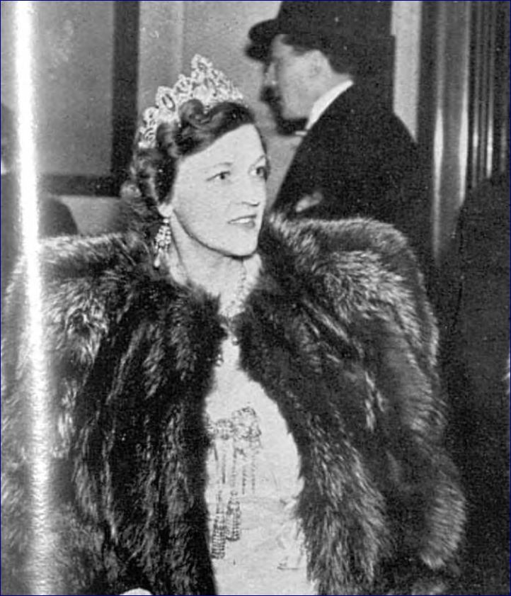 Mona Tatler 29 March 1939 Opera evening for French State visit