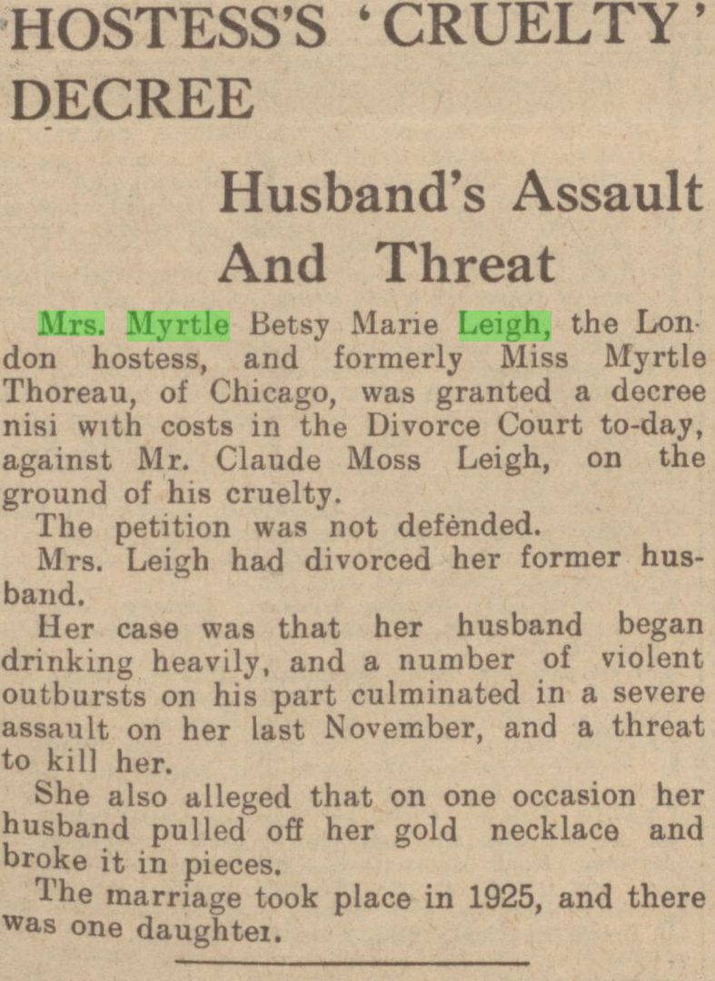 Notts Evening Post 6 May 1940 divorce