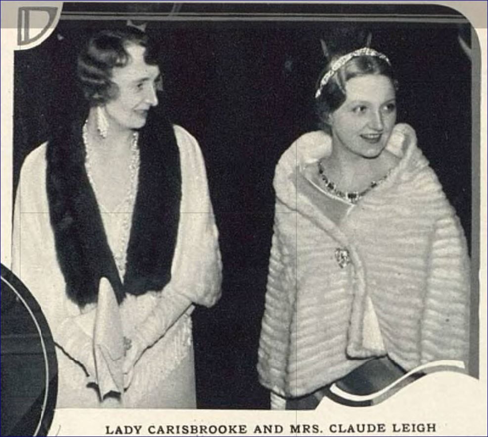 Tatler 9 May 1934 at Opening night of Opera