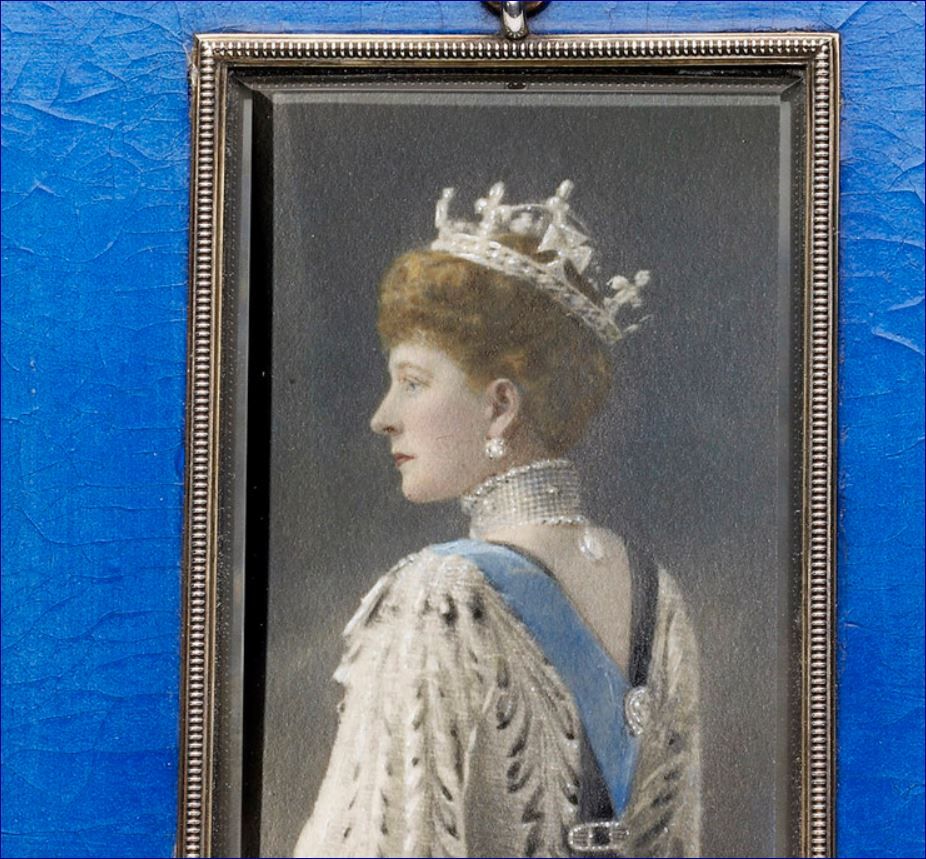 Baroque pearl from RC photo from day of wedding of Princess Alexandra of Fife