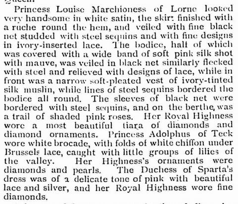 Hearth and Home 30 July 1896 Louise of Argyll, Princess Adolphus of Teck and Queen Sophie of Greece
