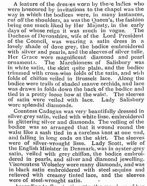 Hearth and Home 30 July 1896 aristocratic ladies