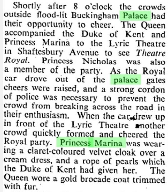 Times_29_Nov_1934_theatre_visit_on_eve_of_wedding