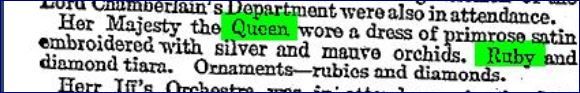 primrose satin Times 9 July 1904 p 14 for State Ball