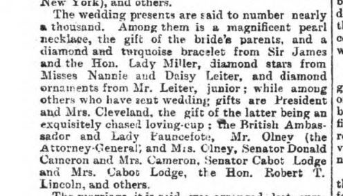 wedding_gifts_Derby_Daily_Telegraph_23_April_1895_wedding_gifts