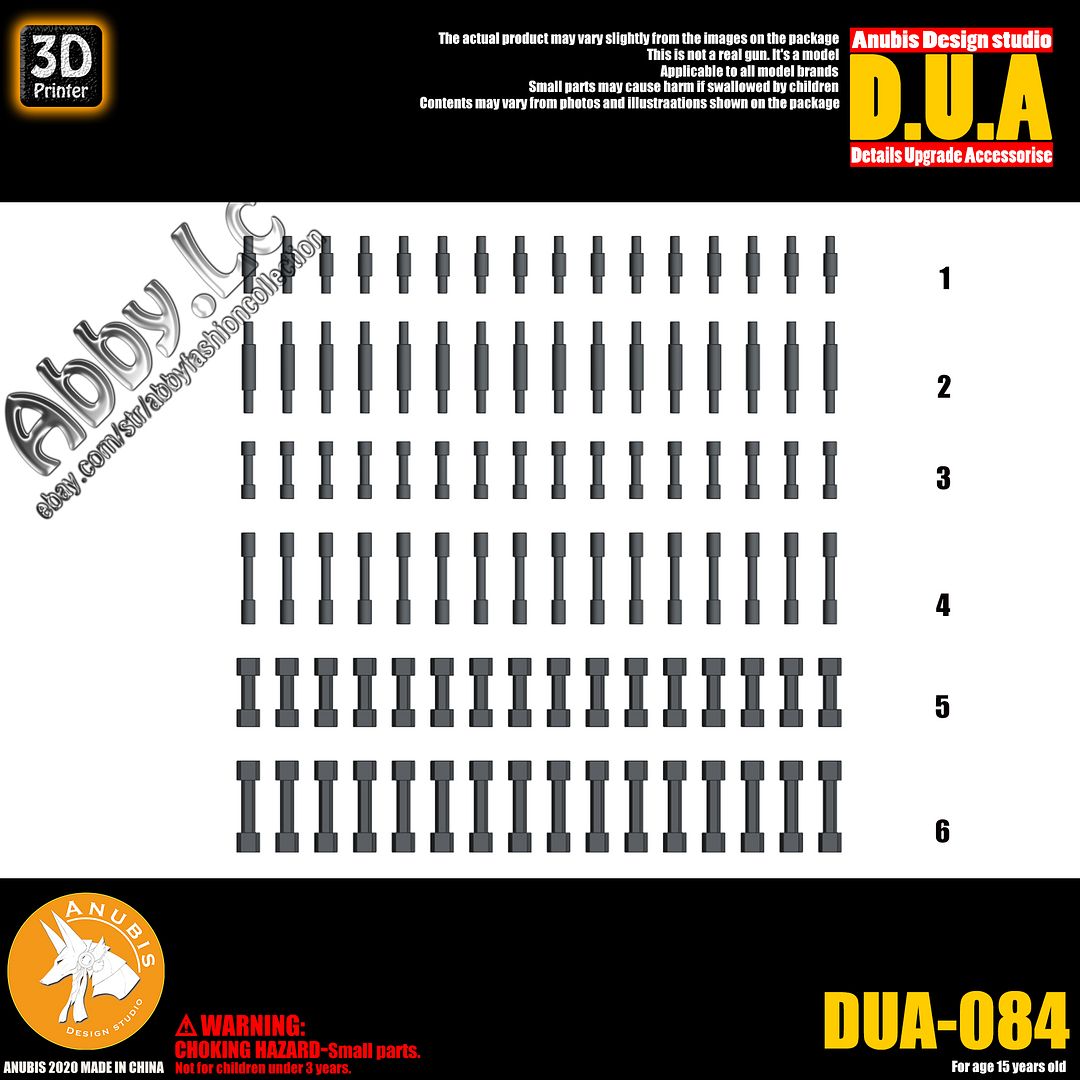 for HG RG 1/144 MG 1/100 Model Anubis Hydraulic Pipe Tube 3D-print