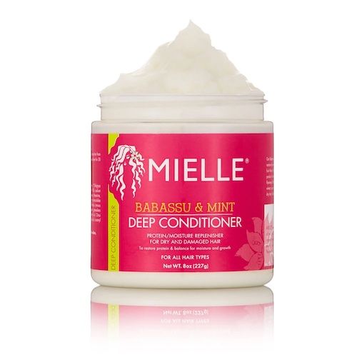 Mielle Organics Babassu Oil Mint proteine haarmasker