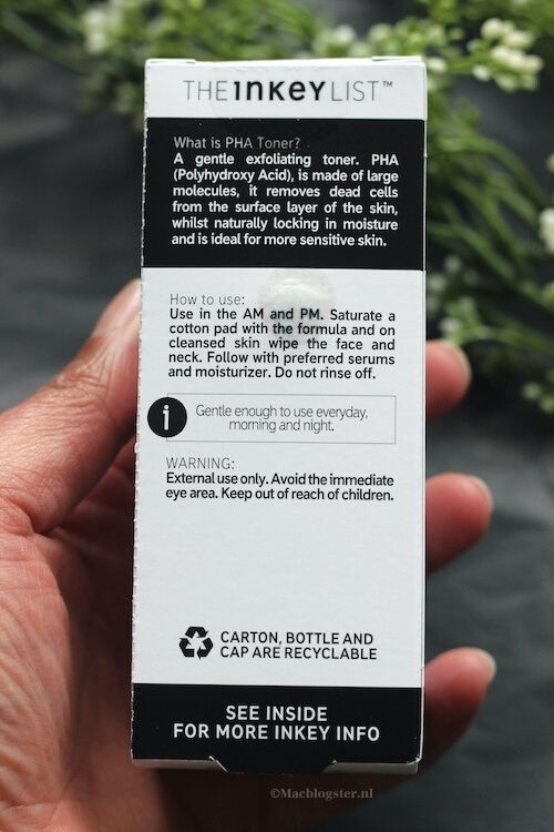 Uitleg gebruik PHA Toner