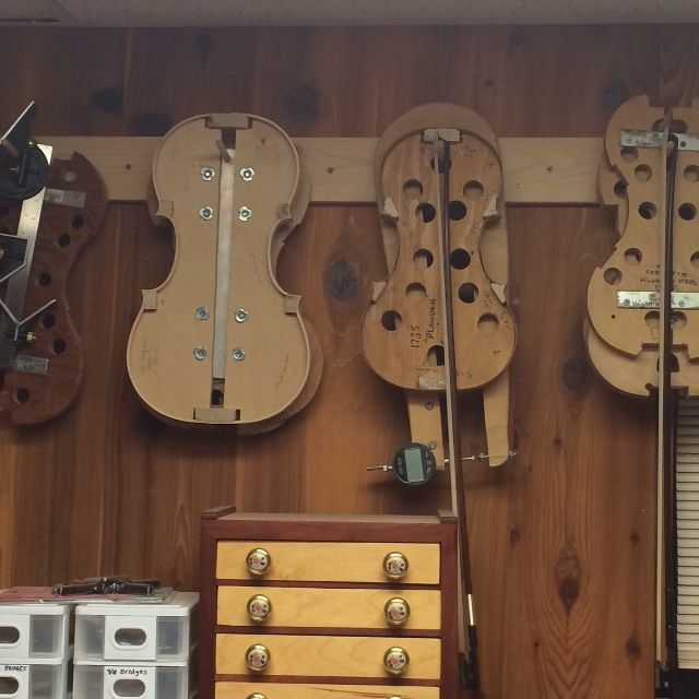 Rib garland of the 16-1/2" five-string Viola, completed and set aside for safe-keeping.
