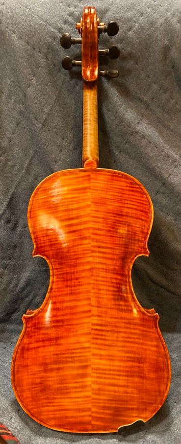 Five string viola handmade in Oregon by Chet Bishop, Luthier.