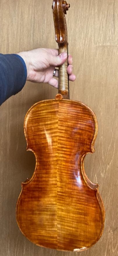 five string viola conversion made in Oregon by Chet Bishop, Luthier