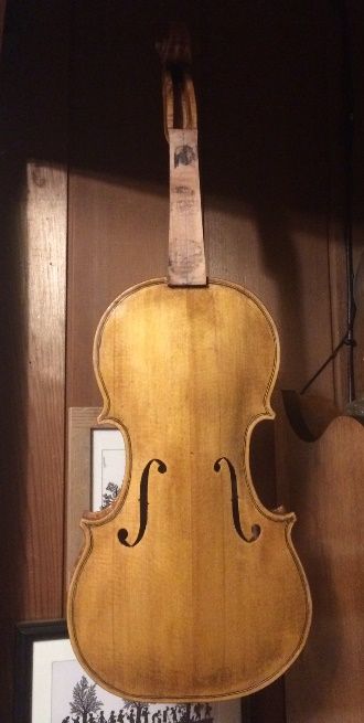 five string fiddle handmade by Chet Bishop in Oregon