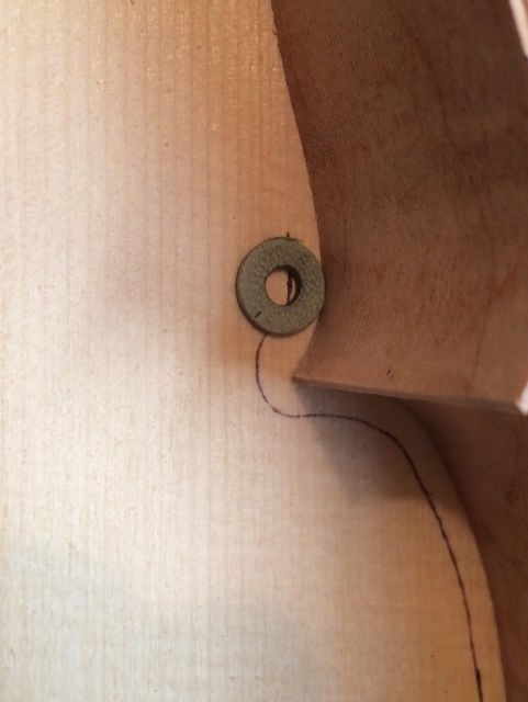 five string fiddle in the making.