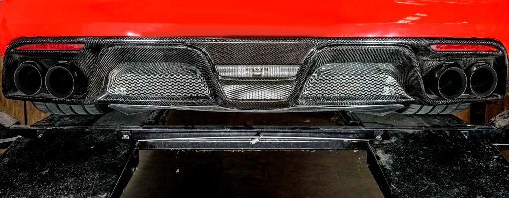 2015-2017 MUSTANG GT350R CARBON FIBER LG302-AC REAR DIFFUSER
