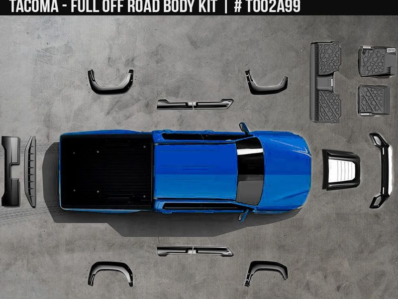2016-2022 TOYOTA TACOMA OFF ROAD BODY KIT DOUBLE CAB Complet Kit