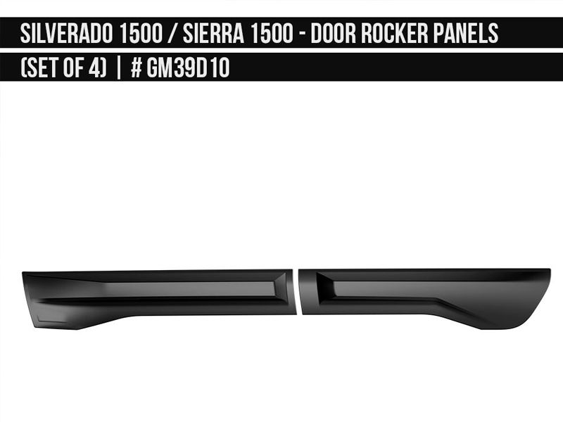 2019-2023 CHEVY Silverado 1500 or  GMC Sierra 1500 side door moldings