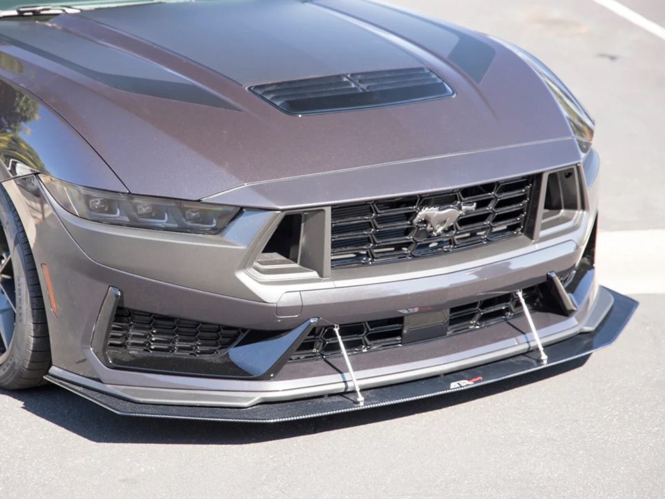 CW-202402 2024 Ford Mustang Dark Horse Base Front Wind Splitter 3