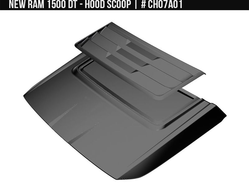 Dodge Ram Hood Scoop