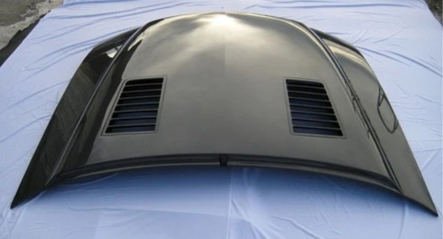 TC10024-A53KR 2007-2009 Mustang GT500 Carbon Fiber Ram Air Hood 3