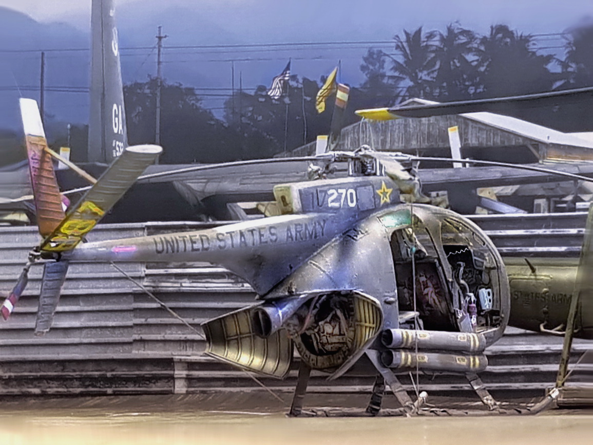 Huges OH-6A Cayuse . Dragon kit 1/35 scale model versionE TROOP, 1/9 Cav, 1st Cav. Div. (AM)  Lai Khe, Vietnam 1970 (edited)_forum_20