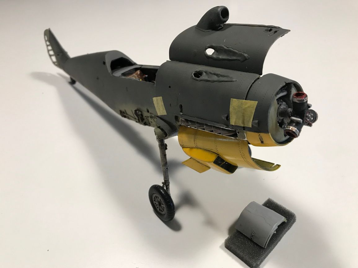 Me 109 G-2 : "Augsburg Eagle" - Trumpeter kit 1/24 scale model - STUDIO IMG_0915