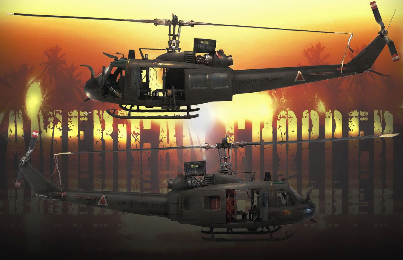 Huges OH-6A Cayuse . Dragon kit 1/35 scale model versionE TROOP, 1/9 Cav, 1st Cav. Div. (AM)  Lai Khe, Vietnam 1970 Danang_fire