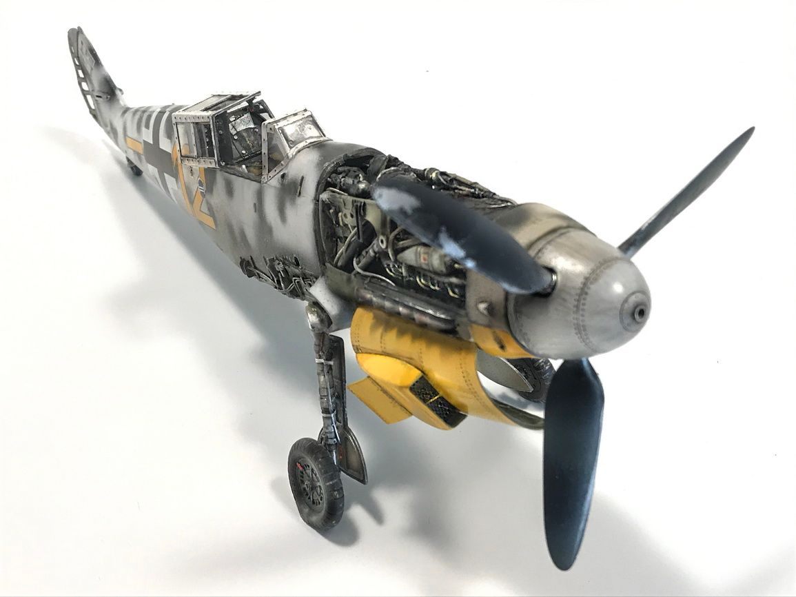 Me 109 G-2 : "Augsburg Eagle" - Trumpeter kit 1/24 scale model - STUDIO Forum1