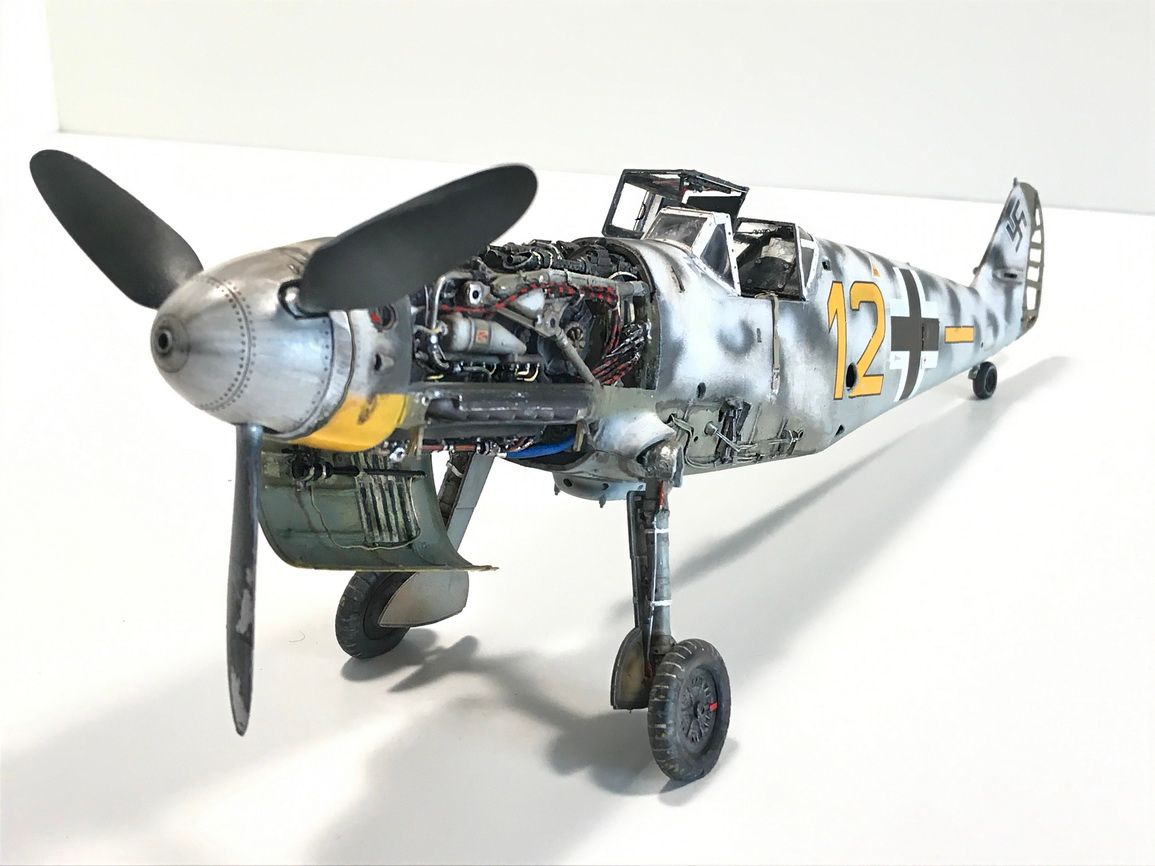 Me 109 G-2 : "Augsburg Eagle" - Trumpeter kit 1/24 scale model - STUDIO Forum2